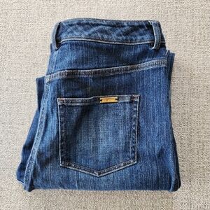 St John Sport Straight Leg Jeans Womens Size 6 Dark Wash Denim